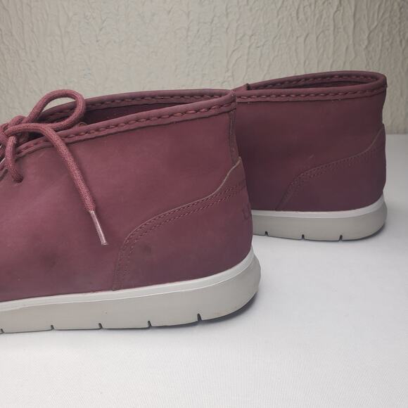 UGG Hendrickson Mens 12 US Chukka Boots Leather Wine Ankle Boots Lace-Up 1013990 main image 5